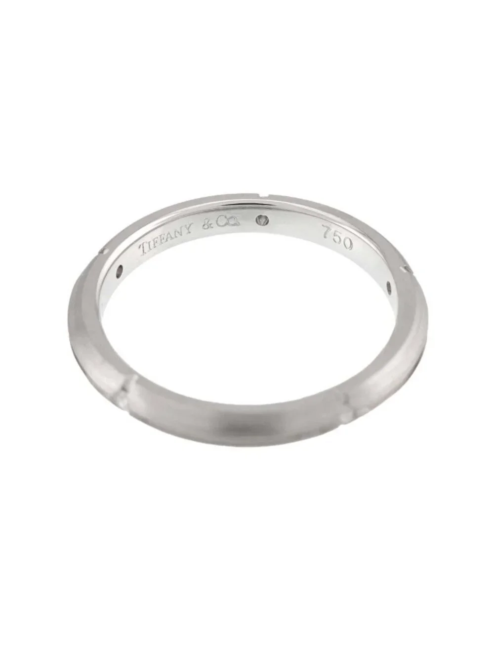 Tiffany & Co Streamerica Ring Diamond 18k WG White Gold 750